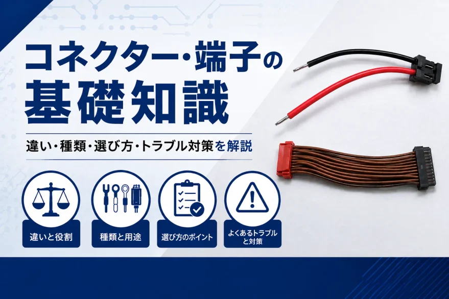 コネクターと端子の違いは？｜東邦電線工業の高品質ハーネス